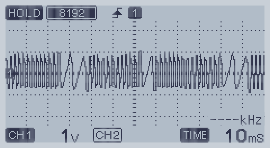 クランク角センサー③信号の波形です