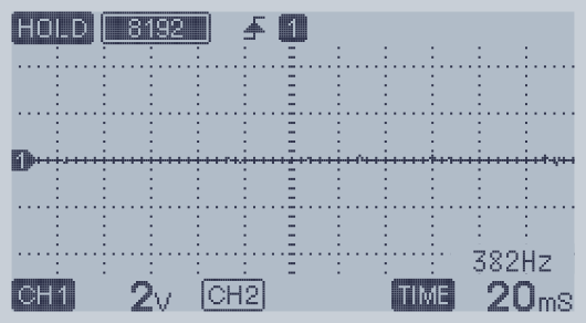 イグニッションコイル①信号アースの波形です