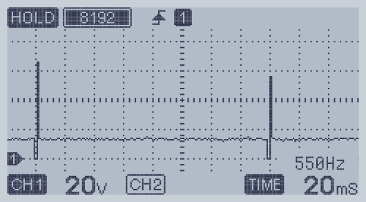 インジェクター信号の波形です