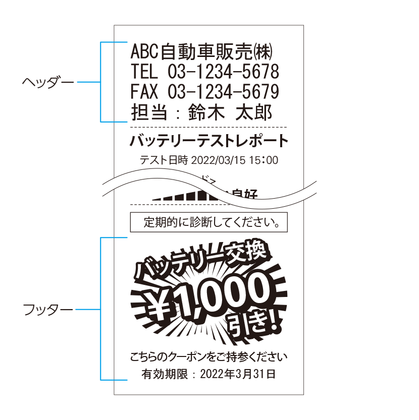 ヘッダー/フッター例