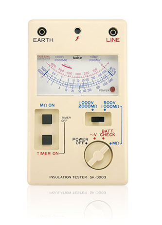 SK-3003 アナログ絶縁抵抗計（販売終了製品）｜カイセ株式会社｜自動車